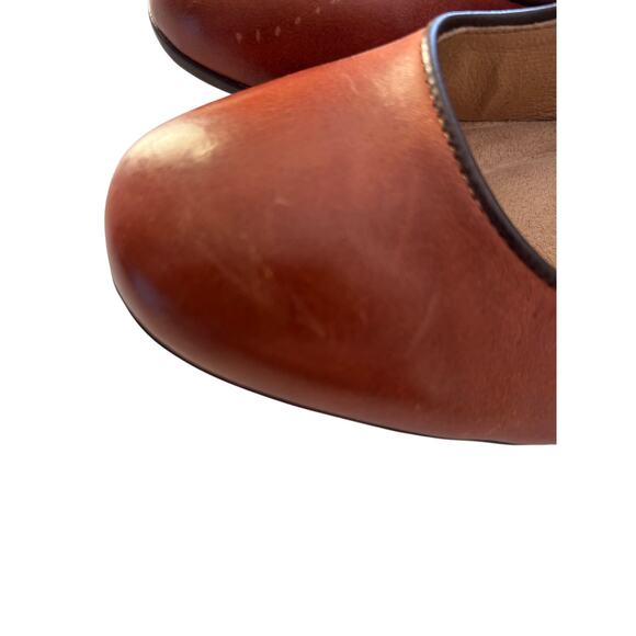 Söfft SF0073000 Leslie Leather Mary Jane Pumps Size 8M retro cork brown - Picture 4 of 12